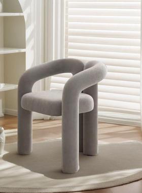 轻395奢网红约梳妆设椅子化妆计师代简现卧室家用靠背梳妆台美甲