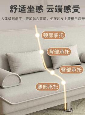 202新简易沙发款小户出租房折叠5沙发客厅型卧室多功MH-MTS00能两