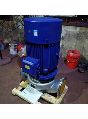 A IHG65-100 不锈泵钢管道IISH65-10心 增压泵化工泵灌溉泵热离水