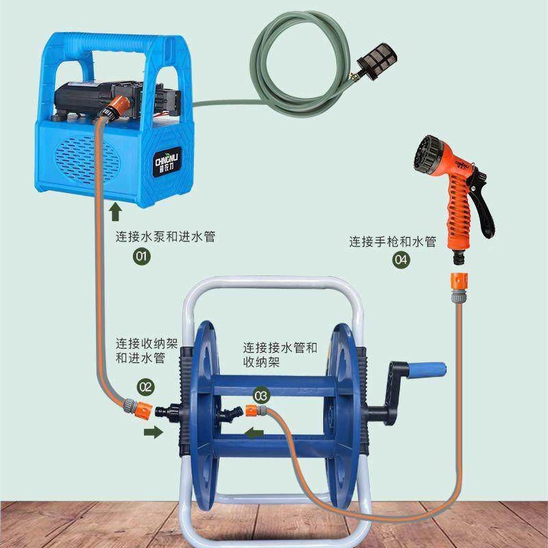 小型充电式抽水泵浇水417水农用抽浇地机灌溉浇家用田菜园浇水机