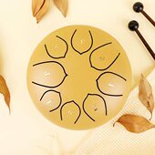 6寸8音空灵鼓乐器儿童初学入门色空鼓梵音鼓忘尘鼓忘忧鼓莲花鼓