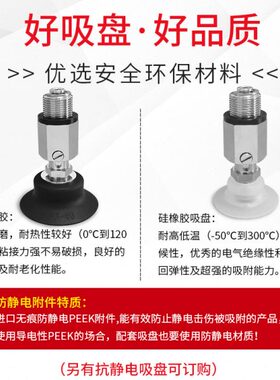 VPF10 15 20 25  30 40 50RN/RS/RF 欧喜恩气动真空吸盘工业机械