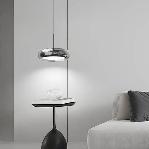 意式极简346卧室床头吊玻灯全光围谱护眼轻奢餐小桌吧台艺术璃氛