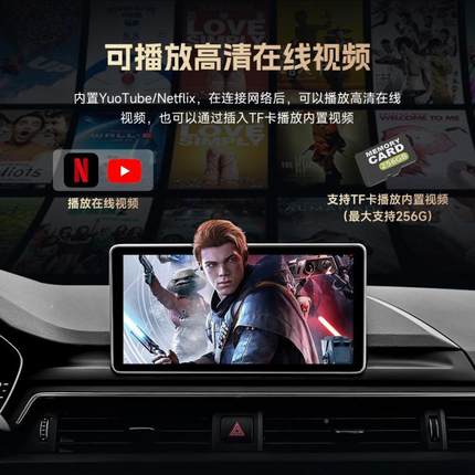 无线crplay转接无线安卓Auto有转无线汽a车导航caRCGrpl线ay器转