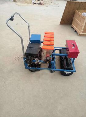 手推式蔬播种机开沟落种覆土阵压点播机萝电动6行胡卜菜种KZP植机