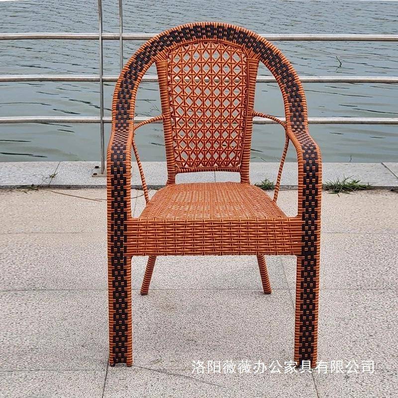 家单人阳台藤椅结实耐用椅不累久用人坐年椅子舒服藤编靠MXP老背