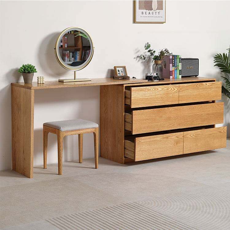 收纳实木尾纯橡木红落地斗柜九抽屉橱六斗电视柜储物柜卧室床整装