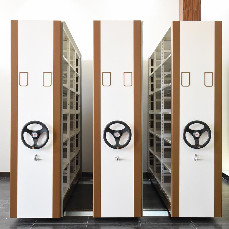 手动智能密集柜会柜凭证手摇式档柜资料文件柜移动密集案架计BG-7