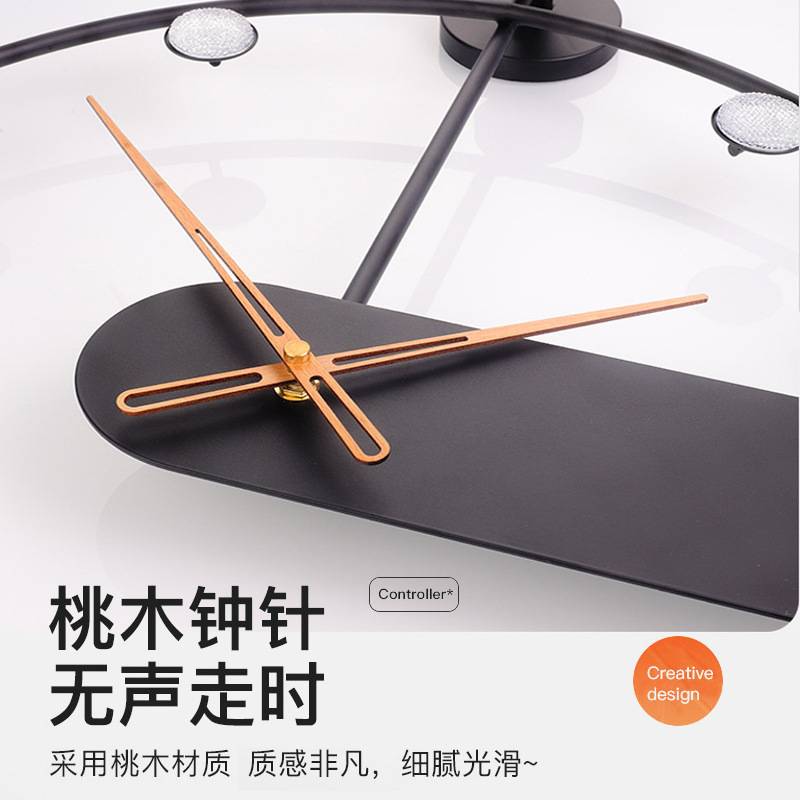 时尚钟表客厅简约西班牙挂钟餐厅装饰新房家用静音时钟壁挂式