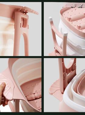 保泡脚桶折小叠高深过腿便携式足浴盆宿舍厚家用加AL102056洗脚盆