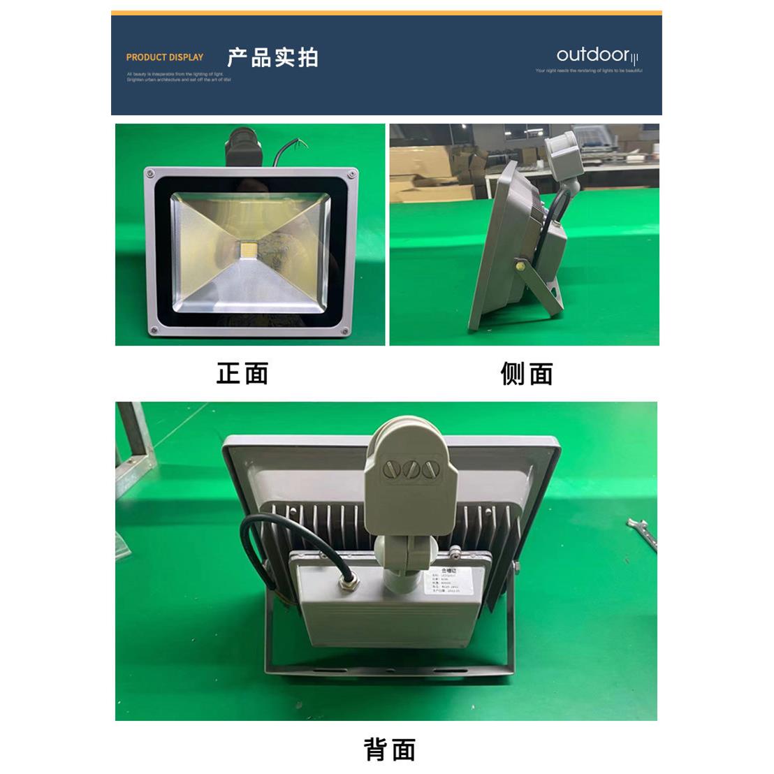 LEJS-6002D人体感应投灯光过道走车库廊别墅10W20W3050WW红外感应