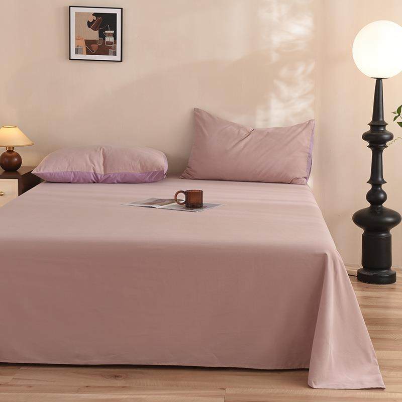 A类纯棉水罩洗棉大床单件MY00全棉单人宿舍纯单色1被单床枕套三件,床上用品,床单,淘宝优惠券,粉丝福利购,淘宝优惠卷