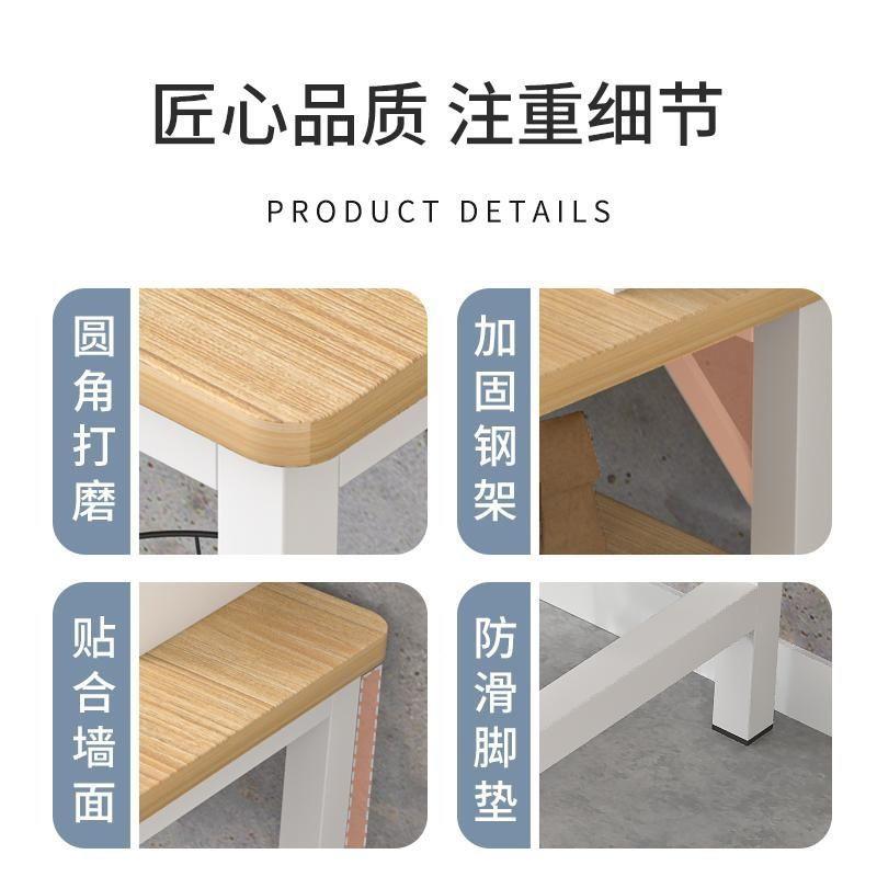 女生卧室家用长桌长脑方形靠墙桌工作台电桌简易出租条见详情屋窄