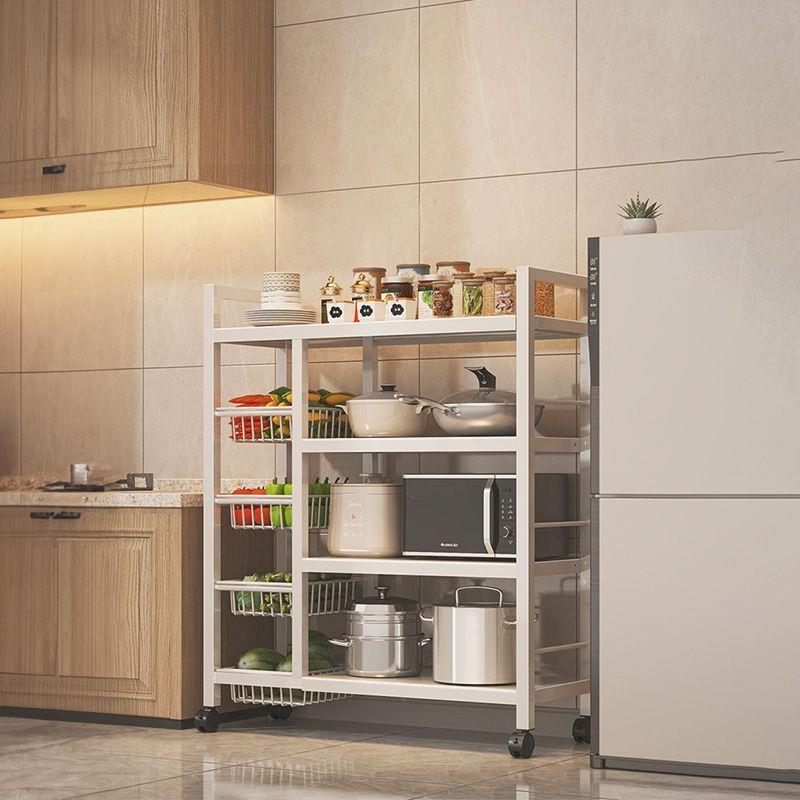 房置物厨多功能多层蔬菜置物架篮子收烤纳架微波炉箱架货架储物架