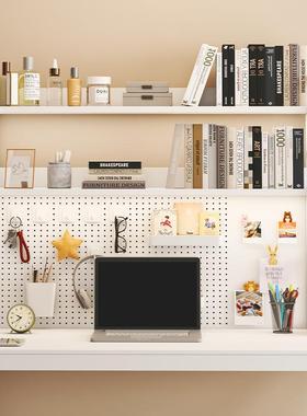 洞站立式生桌面书架书桌纳168scsj0多层收家用简易铁艺电脑桌学洞板置物架