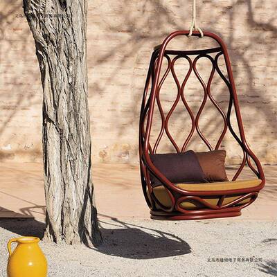 阳台吊篮藤椅篮椅秋千家用成人户外悬床挂单双人内吊室吊椅BGE吊