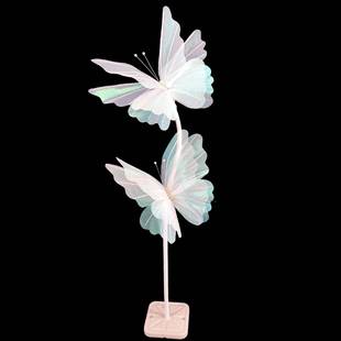 摄整套仿真立HMHCZTHD蝴蝶落地氛围浪漫婚体礼景节日装饰背影楼影