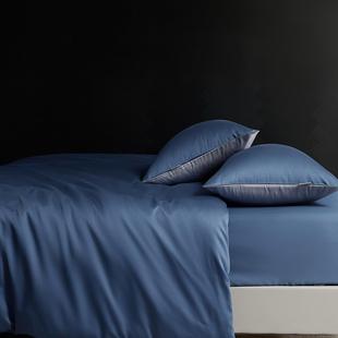 纯棉高支长绒棉被套单件A 类100全棉150x200x230cm双人被罩三件套