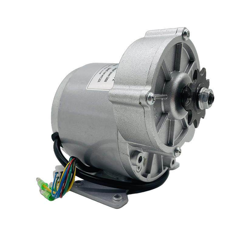 羚鹰 MY1018Z 36V500W无刷减速电机 霍尔减速马达 自行车套件电机