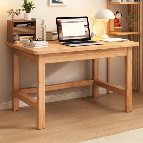 实木书桌学生写字学习桌卧室家用长方形桌子床边桌简约现代办公桌