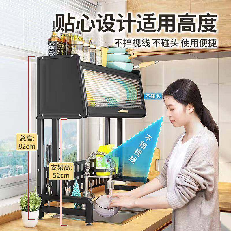 厨房水槽置物架碗架面伸缩台碗碟带门盘沥水碗架收纳架碗柜碗物储,厨房/烹饪用具,碗架,淘宝优惠券,粉丝福利购,淘宝优惠卷