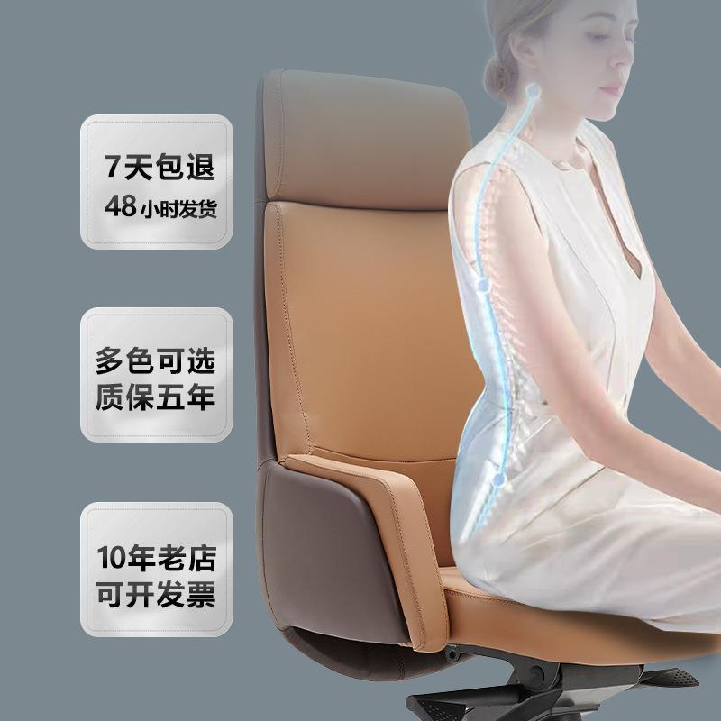 板椅舒久坐靠办公电脑椅家用午休可躺老座椅卧室书房RX205背书桌