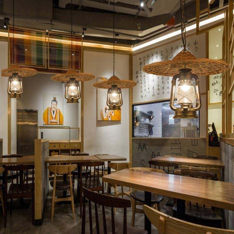 复古马灯吊灯编斗竹笠乐农家仿艺古藤921灯具网红草帽灯吊灯,家装灯饰光源,智能吊灯,淘宝优惠券,粉丝福利购,淘宝优惠卷