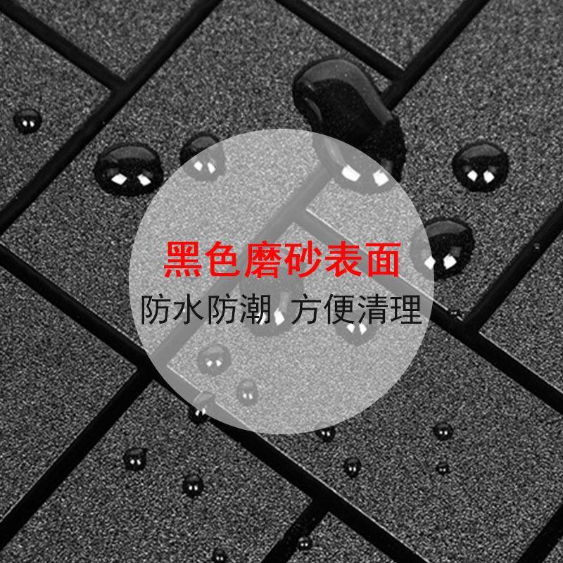 静电色玻璃贴全遮不黑透光隔窗热黑不透玻防晒磨砂办膜公室浴室户