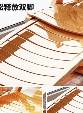 竹躺OCK午椅老人椅摇摇大人阳台家用懒休闲成人可睡觉人椅折叠休