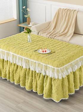 #S78D烤火子罩套桌加绒加厚火炉被架烤长方形茶桌子取暖90999桌包