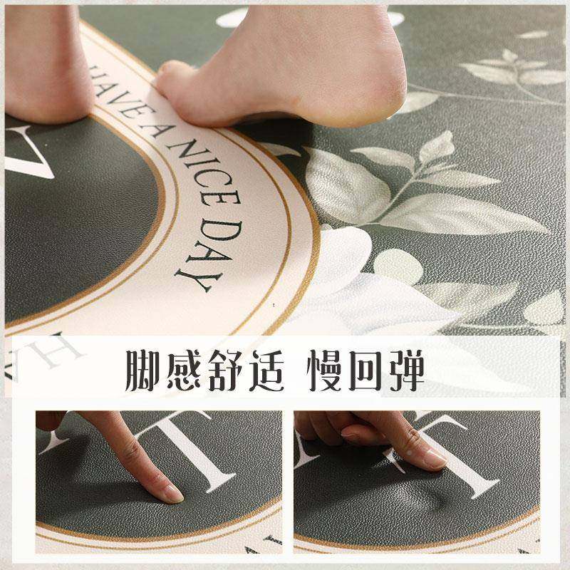 轻奢风入门户地垫擦免洗pv可c皮革BQ716716家用可裁剪进门口滑耐