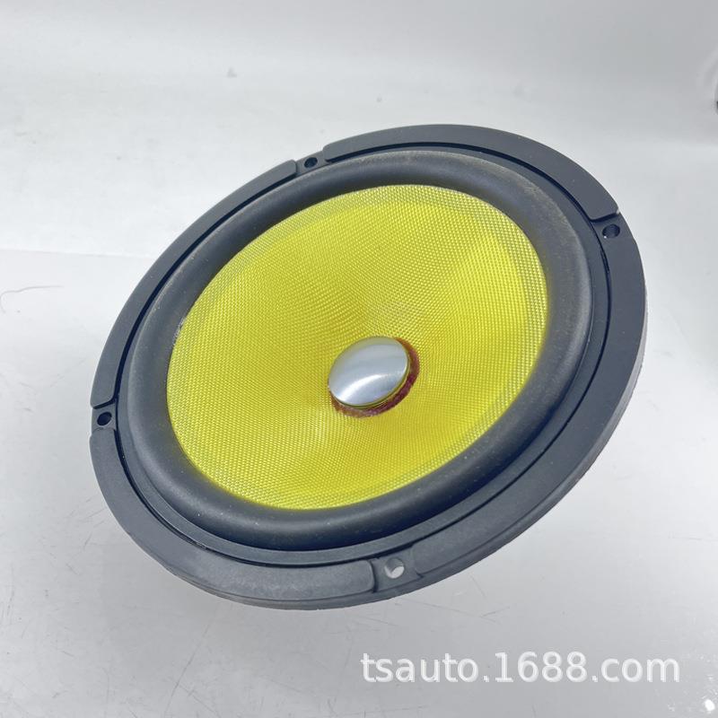 汽汽喇叭6.5寸EP-165黄色汽车全频车低音炮叭喇中高低音车扬声器