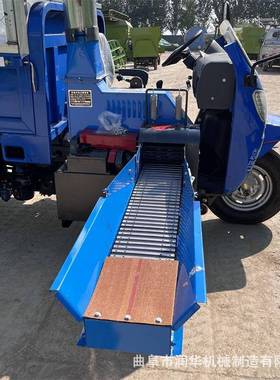 24马力流动车载三草铡草机QFM干轮湿两用秧铡切机自动料进高喷铡