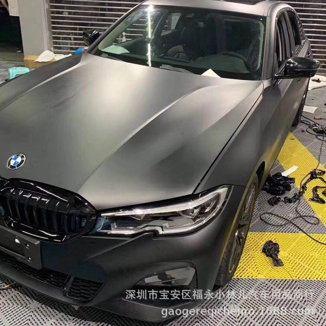 黑武士改色膜 整卷汽车改装改色车身膜外饰车膜 陶瓷电光黑车身贴