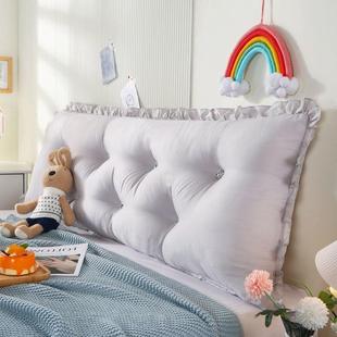 纱布榻浴巾婴儿床头靠垫榻米靠背床头板垫护腰靠jcjQaSf可枕拆纯