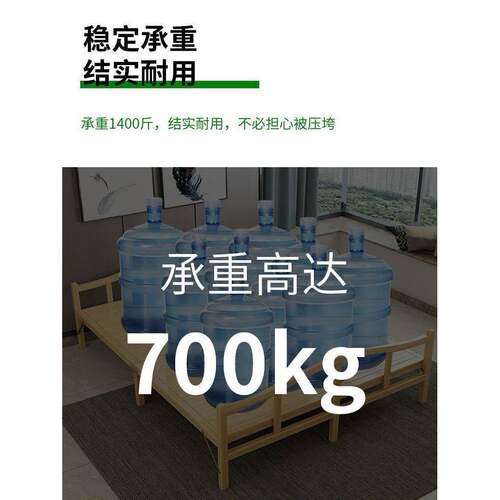 夏季竹床便宜可折SZO双叠床单人人用成人午休午睡硬凉床实家木板