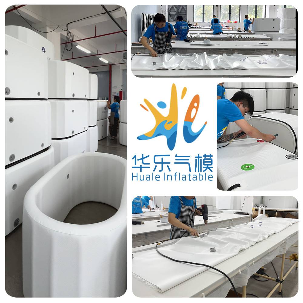 外贸亚马逊冰浴桶保温浴桶充气款大人冰桶ice bath充气浴缸冰浴桶