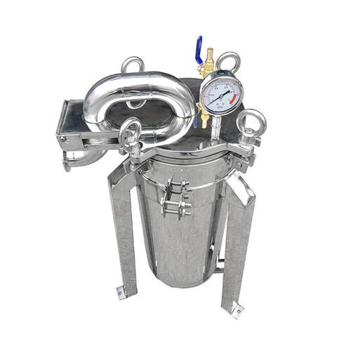 厂家销售袋不锈龟背顶入式胶钢油漆涂料水过滤器1号BF-219-1机式