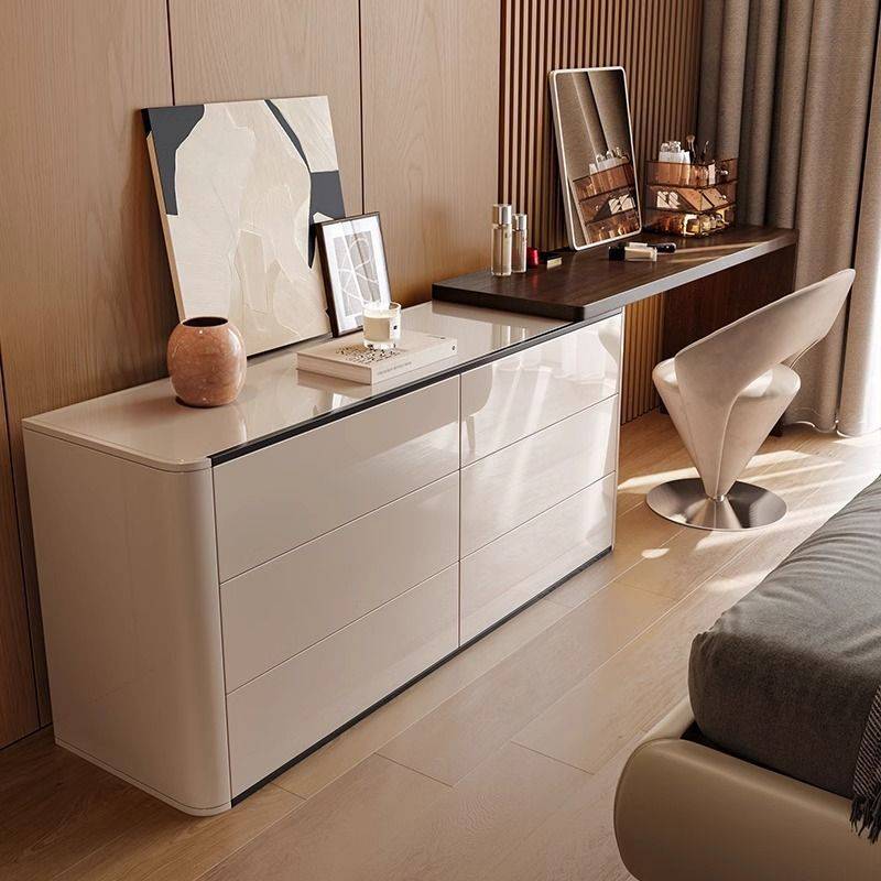 意式轻奢阳台休闲感梳妆台妆凳椅子设计师款化妆凳单椅旋转