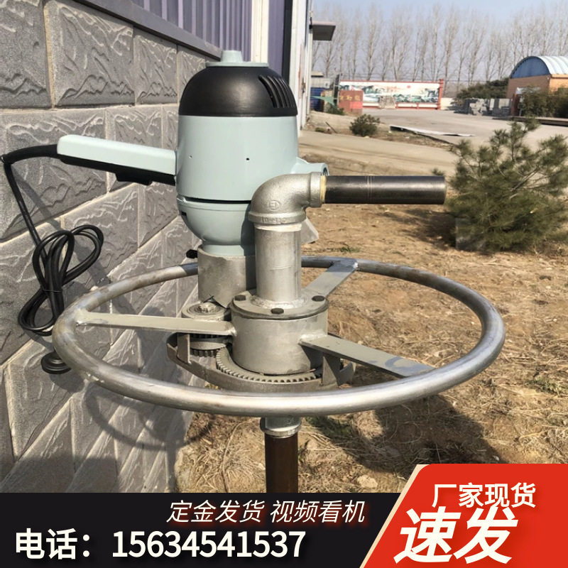 农村室内外 便携式圆盘挖井机工具 打水井电动打井机钻井设备现货