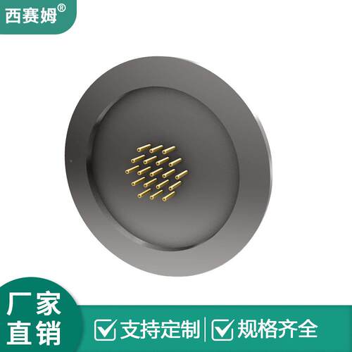 西姆26NRI赛接482系法列气密连接器KF兰卡箍式安装玻璃烧结连器
