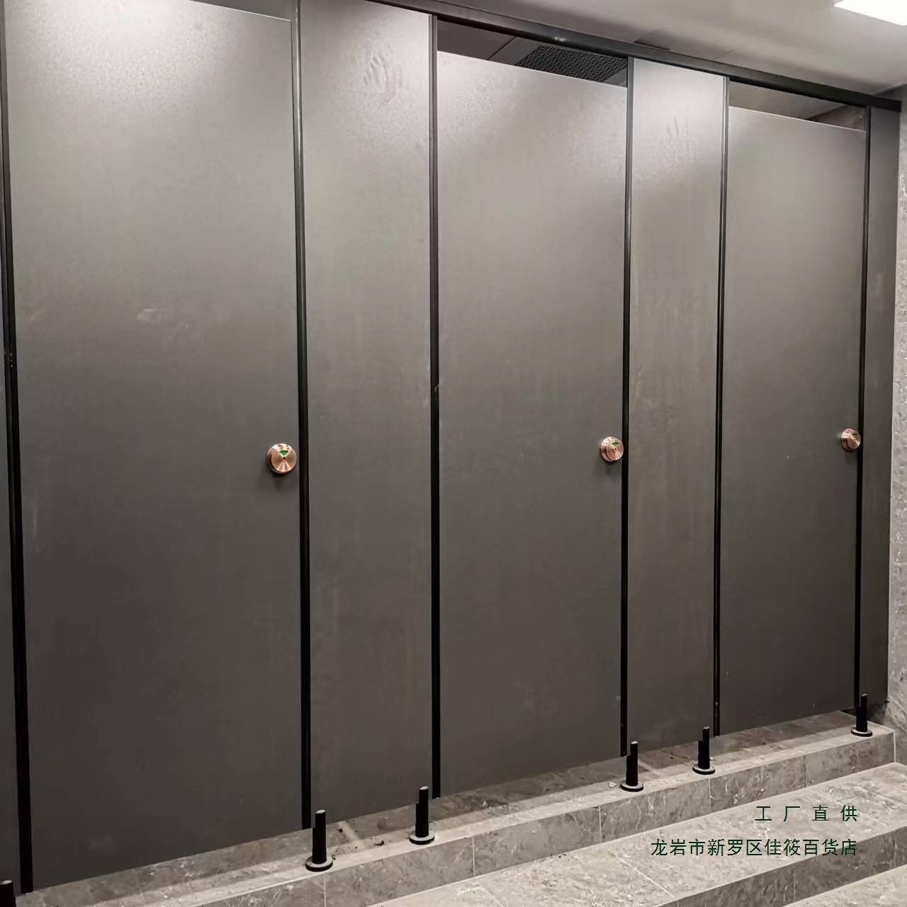公共卫生间隔断板厕所倍铝蜂特窝淋房pvc防水985抗成品挡板浴隔墙