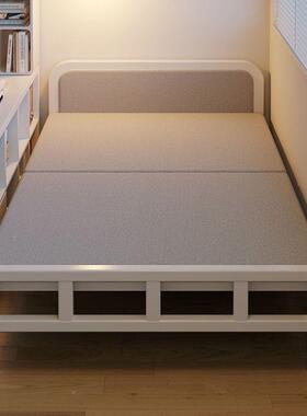 折床人单床叠家简易小床宿舍午休床午睡出OYD租屋双用人硬板铁床