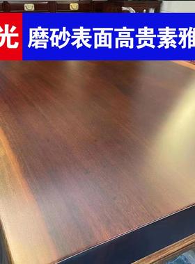 实板木台大桌家JZW66304具贴膜耐面高温高档防烫茶桌茶台透明保护