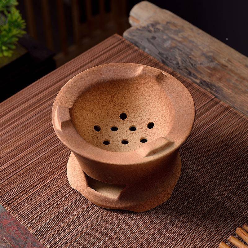 煮茶温茶烧炭炉火炉风炉橄榄炭小木炭烧蜡烛功夫茶器家用水煮煮茶