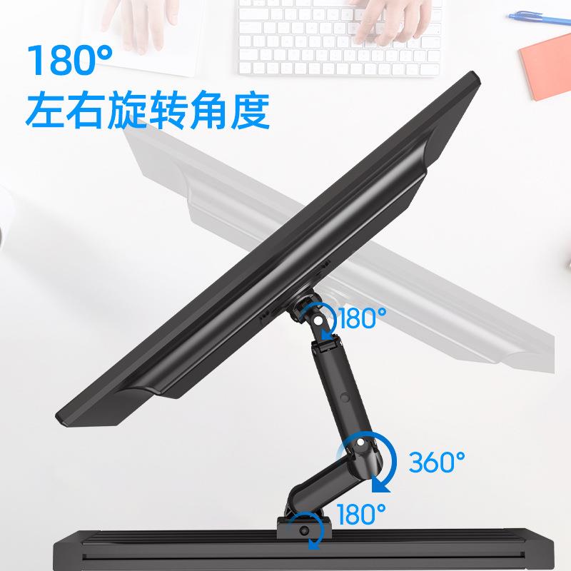 监358控操作台壁屏支架显示器加高挂挂伸缩升降风角度可调钢制屏