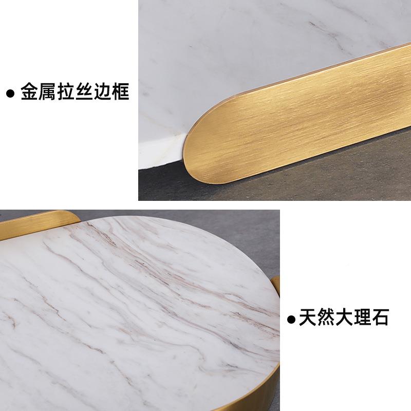 大理石托摆件轻奢客茶几样TB-61088板间卫生间洗手盘台家居软厅饰