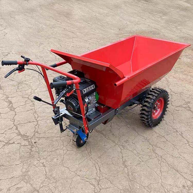 农用汽油手推车 工程建设运输送货轻便型灰土车