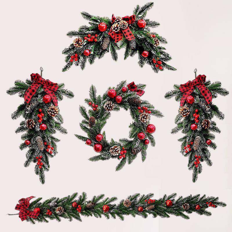 圣诞节装饰品圣诞花环藤条牛角门挂商场店铺橱窗场景布置墙壁挂件,乐器/吉他/钢琴/配件,其它乐器配件,淘宝优惠券,粉丝福利购,淘宝优惠卷