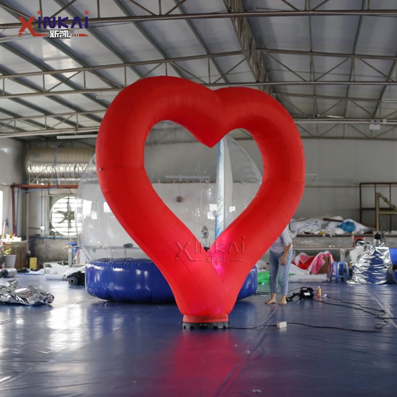 LED灯光爱心气模婚礼情人节装饰爱心道具模型